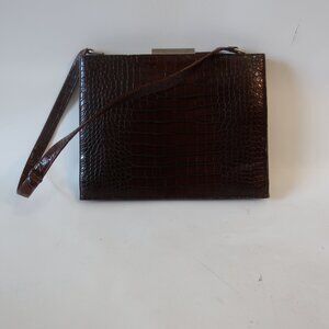 Womens Johnny Farah pour Stephane Kelian  Brown Satchel Shoulder Handbag